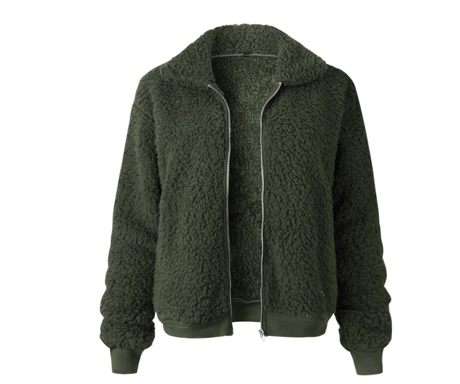 Veste Teddy Douce Hiver