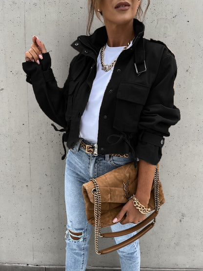 Veste Utilitaire Olive Moderne