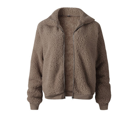 Veste Teddy Douce Hiver